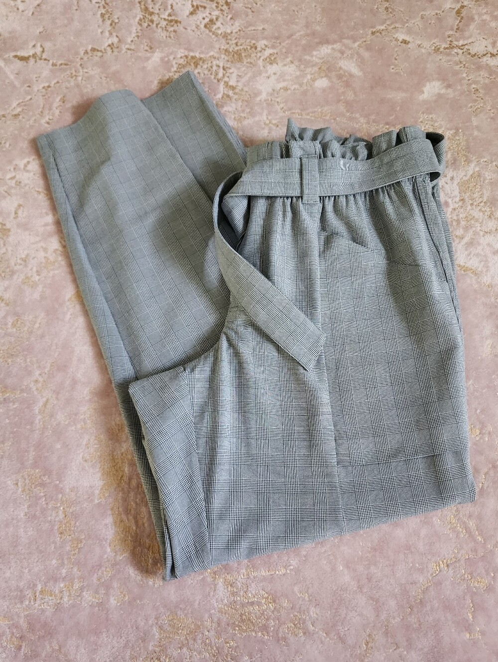 ATHLETA | Black And White Plaid Pants